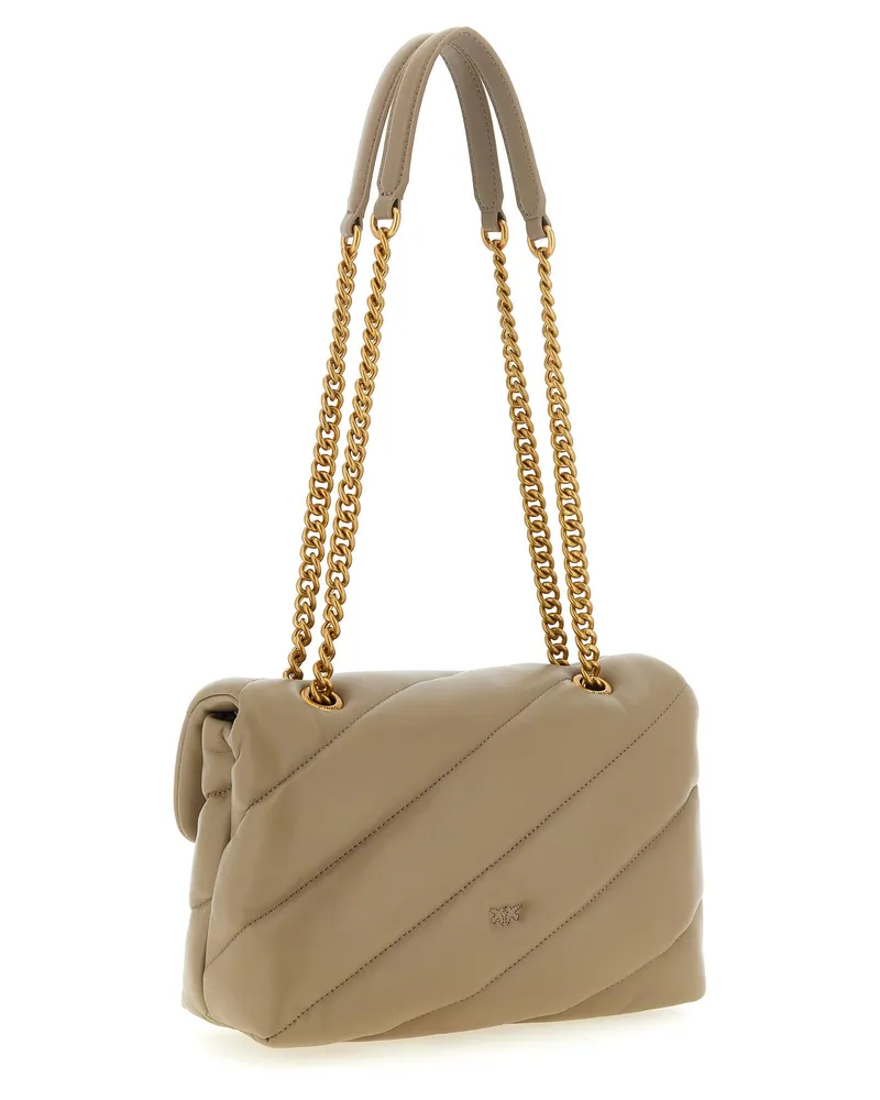 Pinko Love Shoulder Bag — Beige Beige