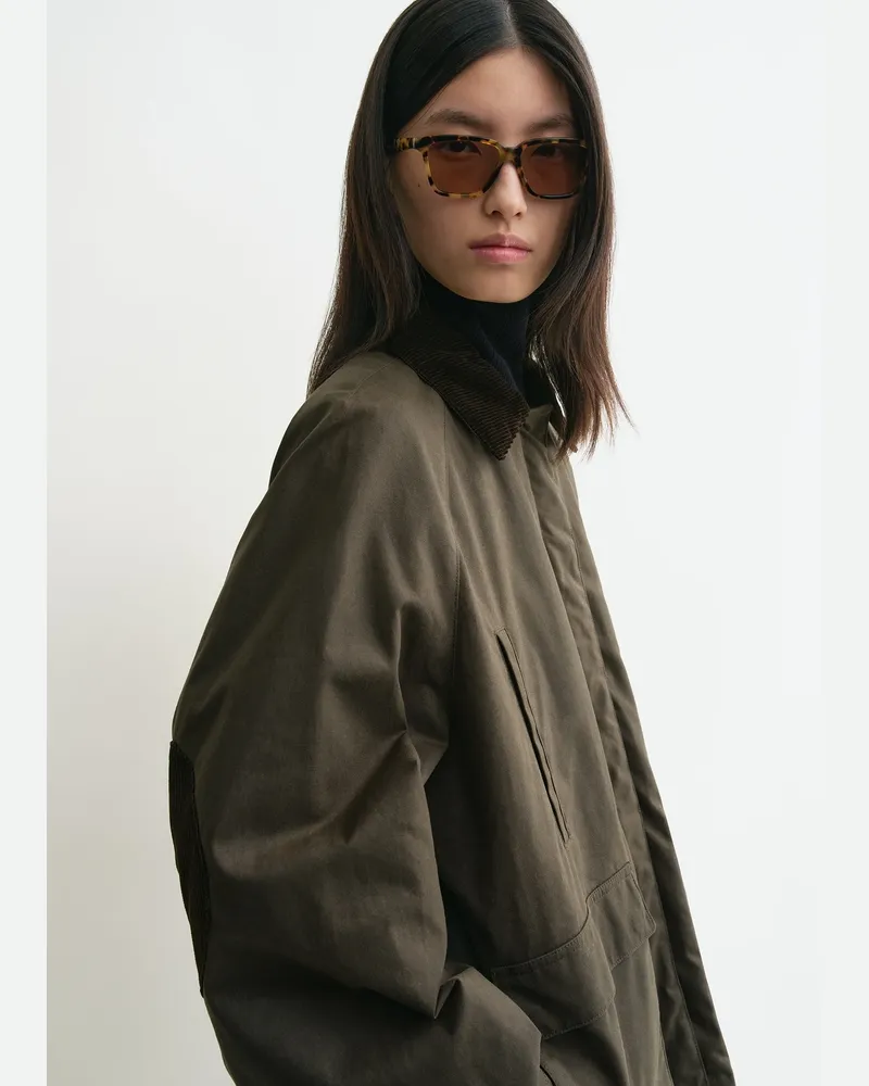 Totême Country Coat — Green Green