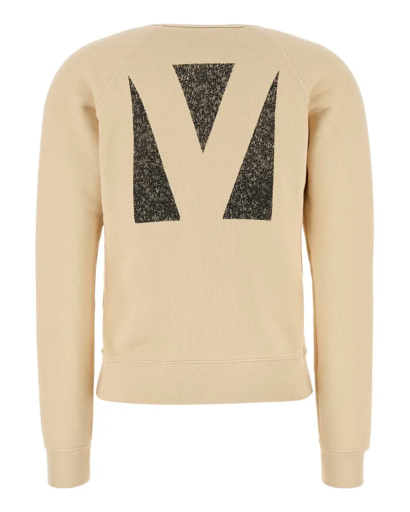 Valentino Garavani Women's Cream Cotton Sweatshirt Betullanero Felpe Beige