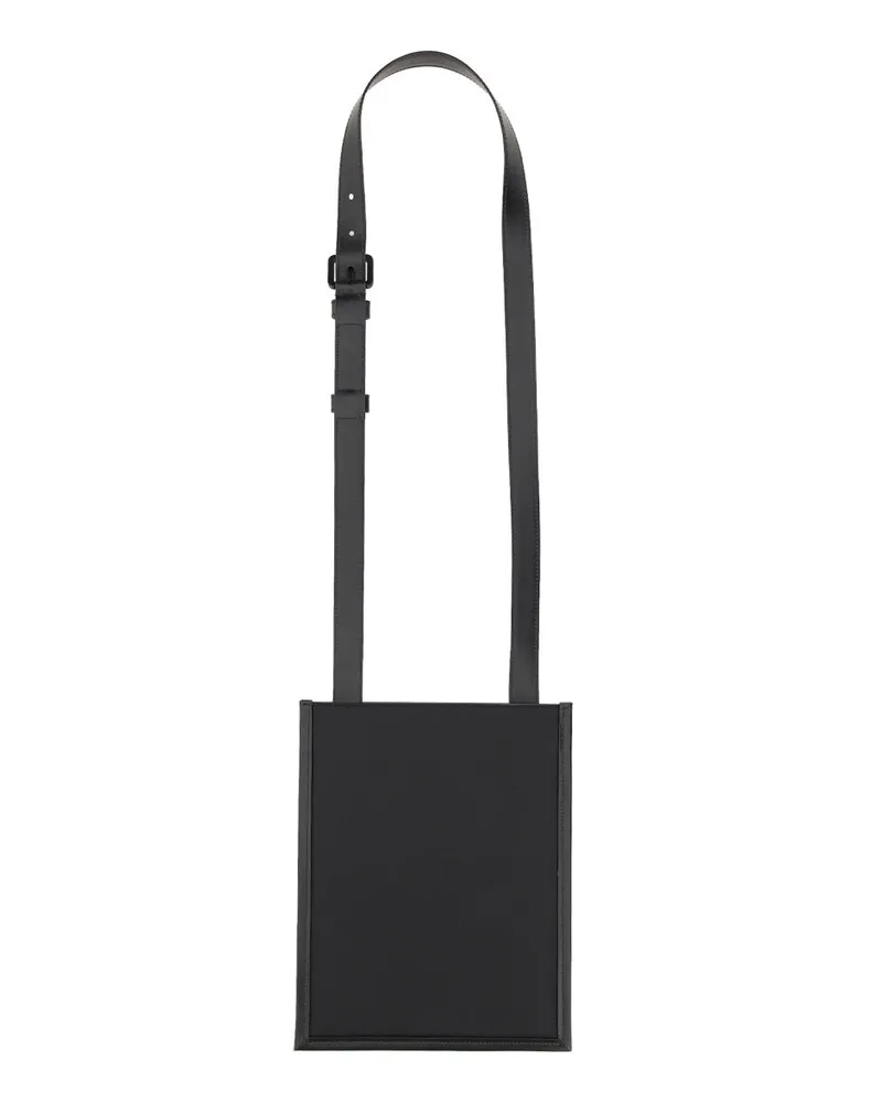 Alexander McQueen Graffiti Logo Shoulder Bag — Black Black