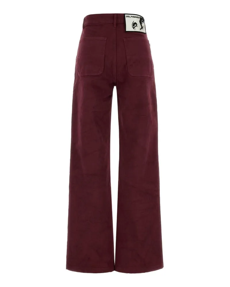 Des Phemmes Cargo Trousers — Purple Purple