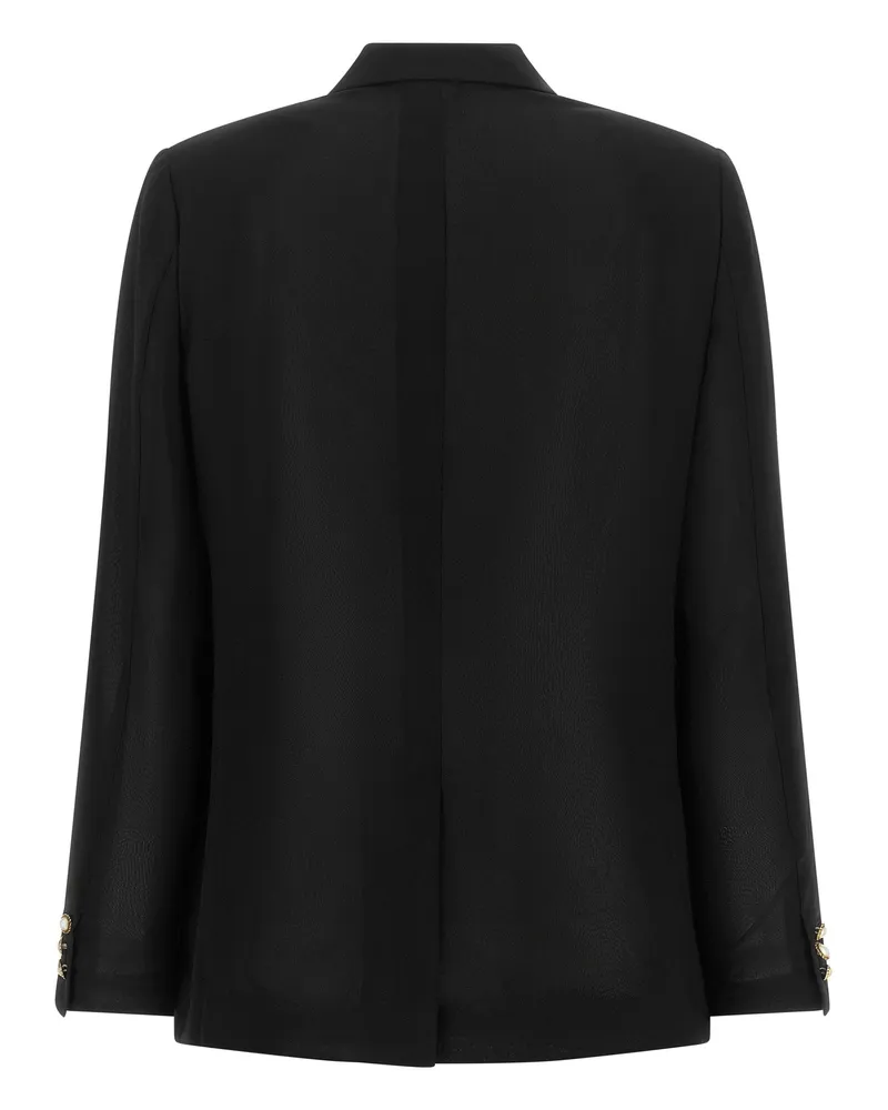 Comme des Garçons Jewel Button Blazer — Black Black