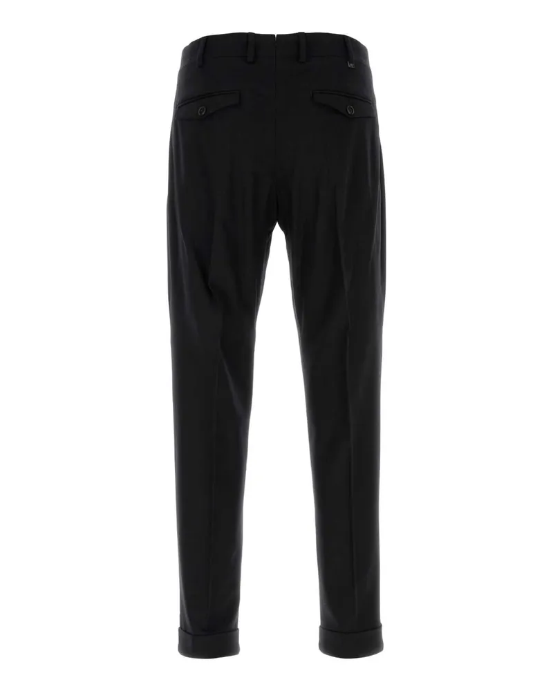 PT TORINO Virgin Wool Blend Trousers — Black Black