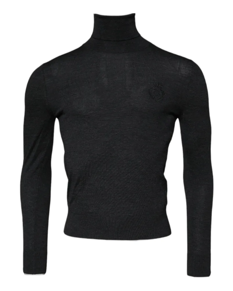 Dolce & Gabbana Men's Wool Turtleneck Black Black
