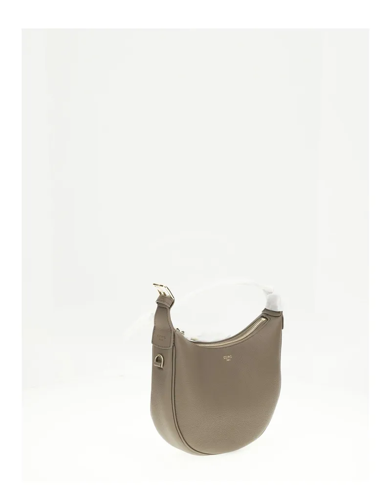 Celine Women's Shoulder Bag Lulu Calf Leather Mouse Beige