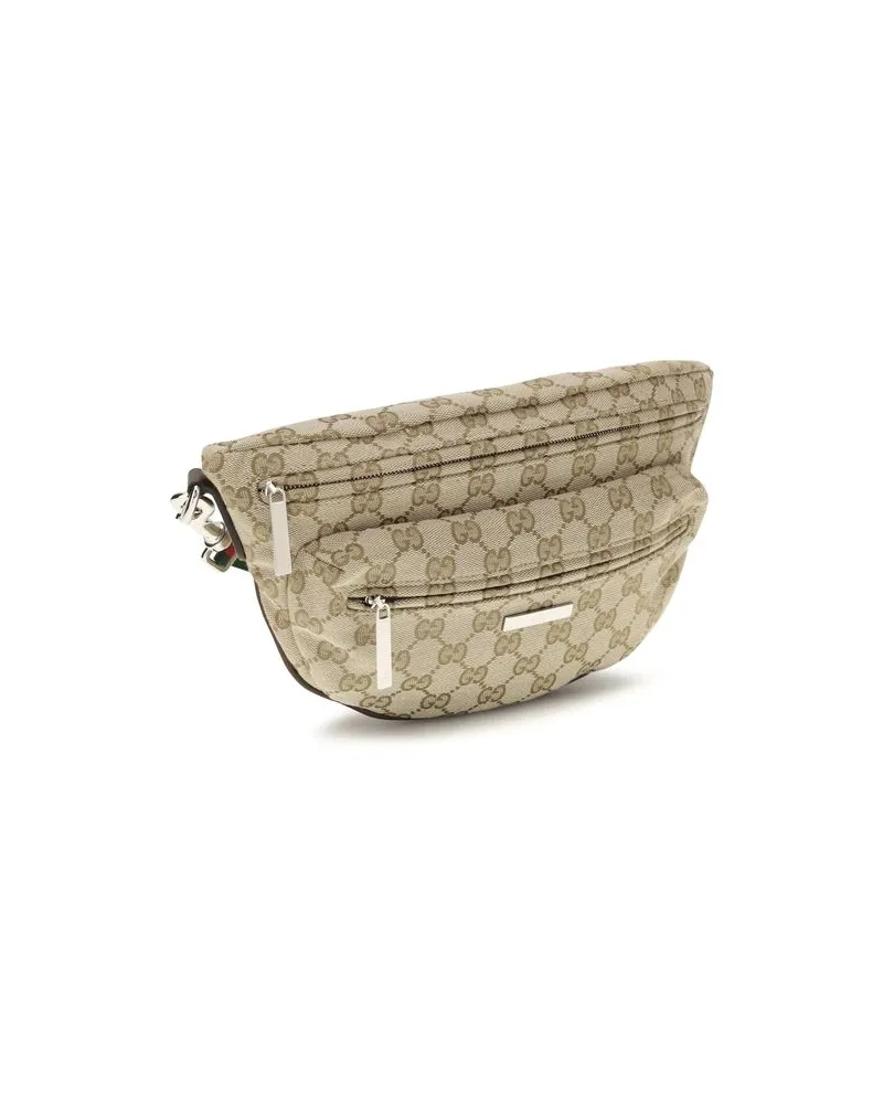 Gucci Men's Beige Polyester Shoulder Bag Beige
