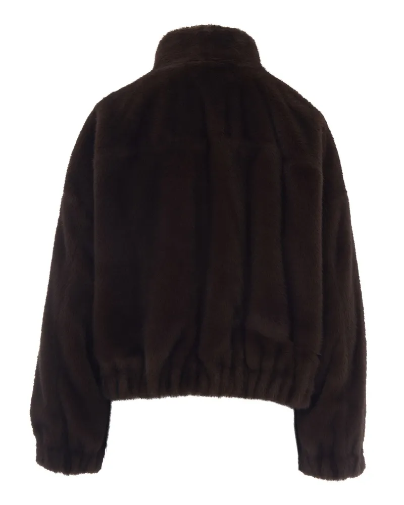 Max Mara Women's Cropped Jacket Anemone Mink Brown