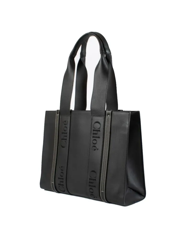 Chloé Women's Leather Tote Black Black