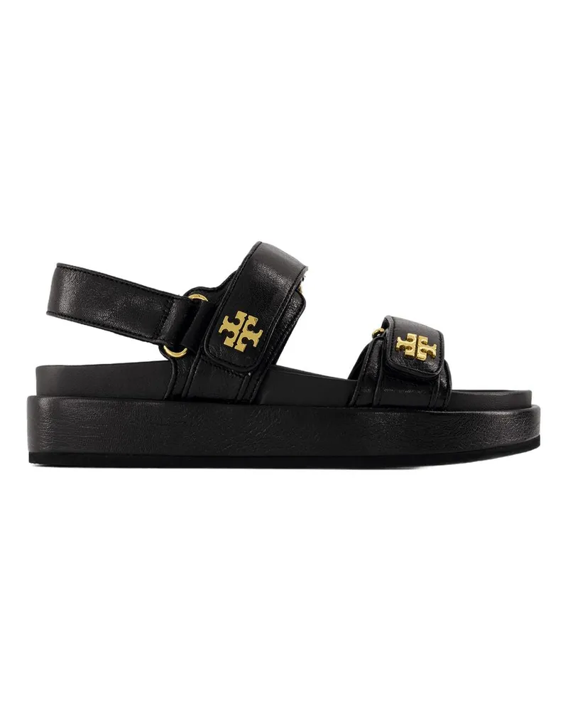 Tory Burch Women's Kira Sport Sandals Black Lambskin Black