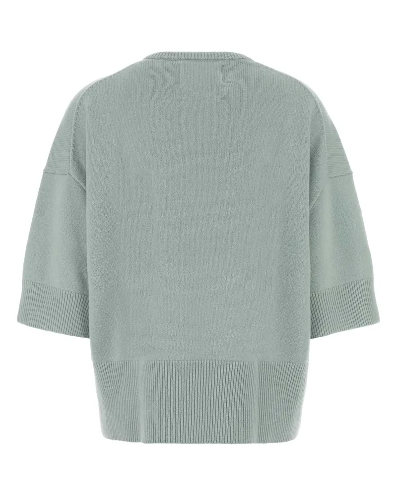 extreme cashmere Women's Pastel Light Blue Cashmere Nâ°433 Sweater Glass Exterior: Maglieria Gray