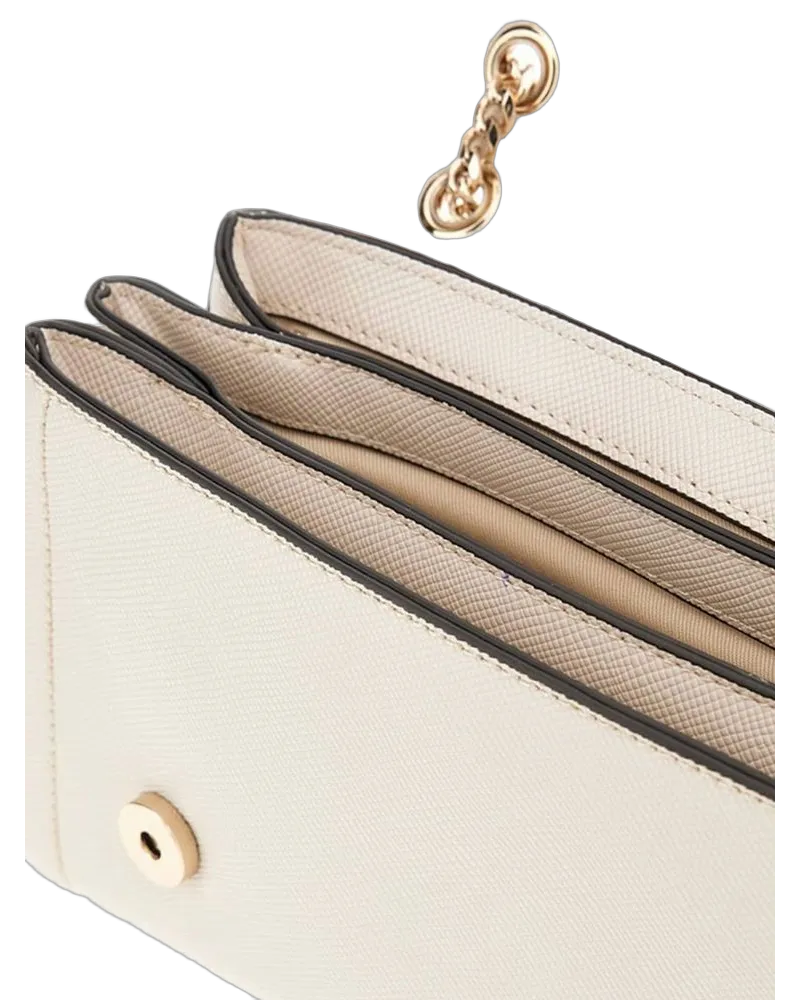 Guess Women's Crossbody Bag Bone Polyurethane Crossbody-bags Beige