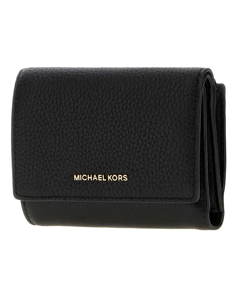 Michael Kors Trifold Wallet — Black Black