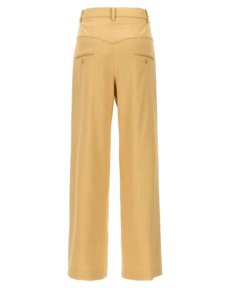 Isabel Marant Staya Trousers — Beige Beige