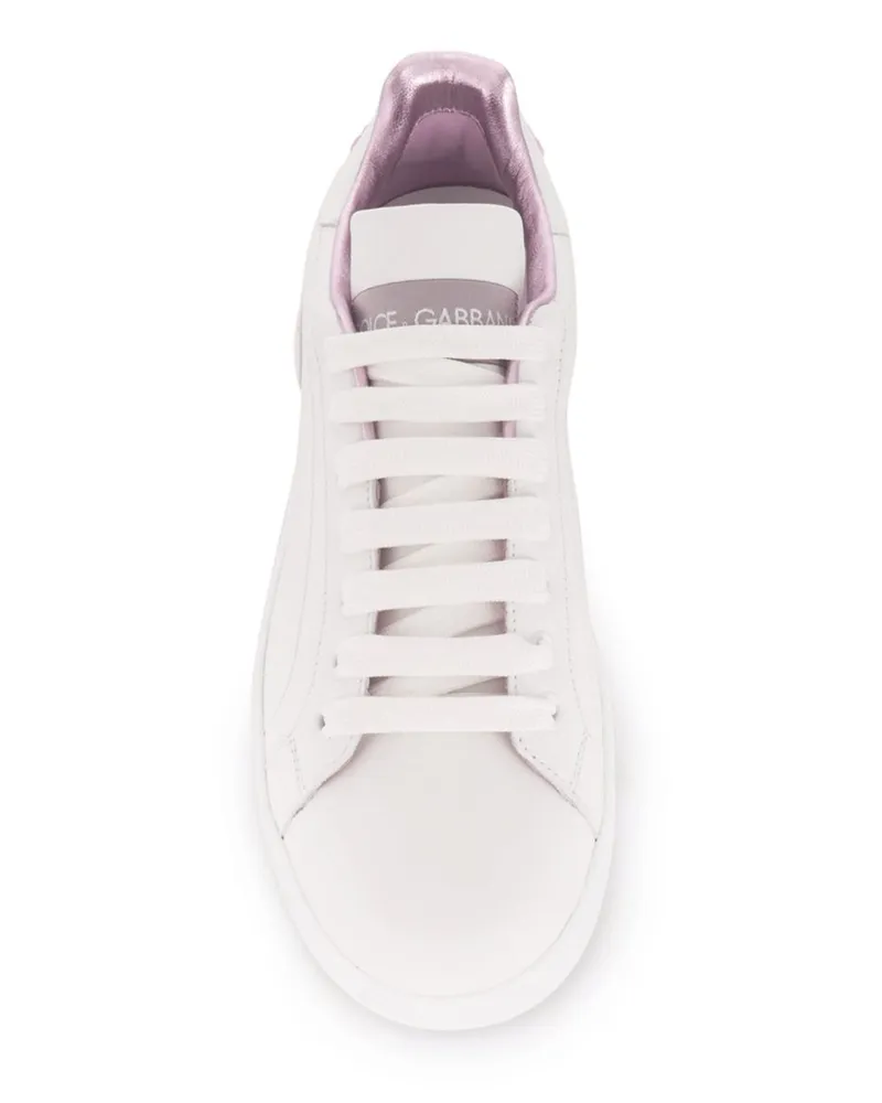 Dolce & Gabbana Portofino Sneaker — White White