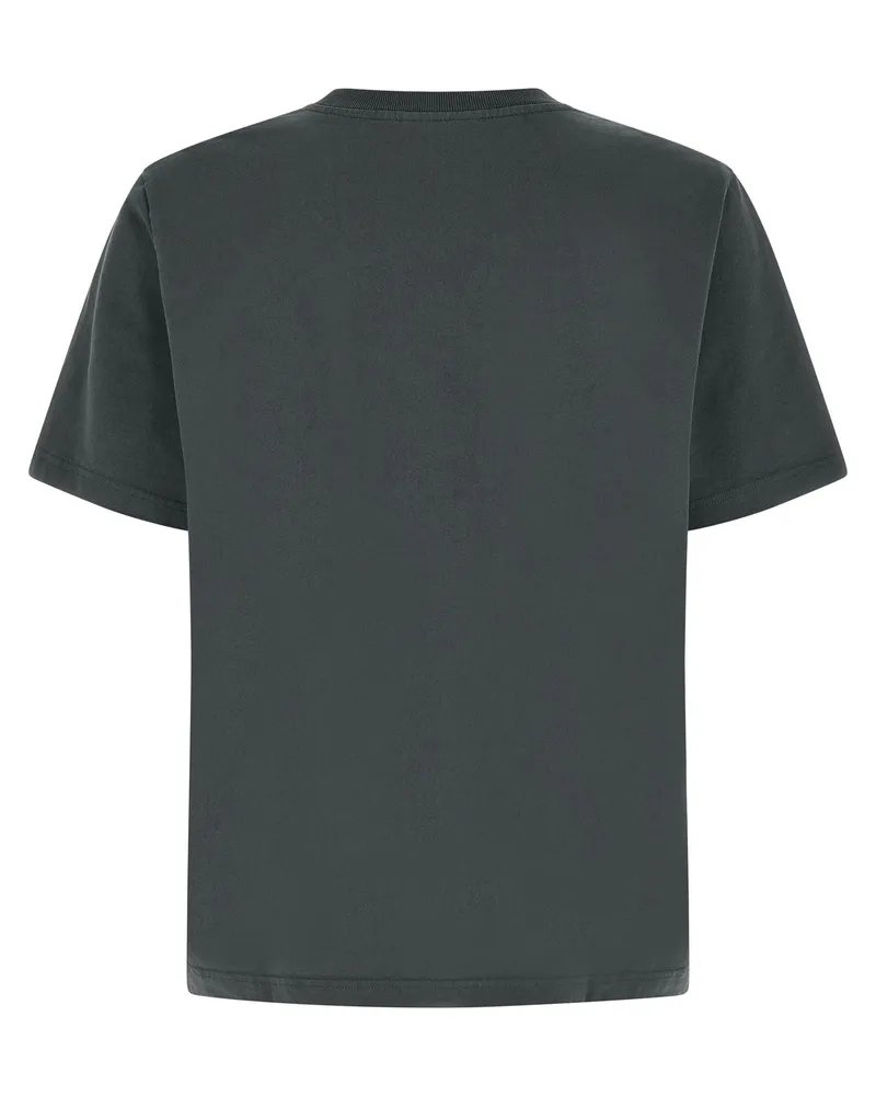 Kitsuné Men's Blue Organic Cotton T-Shirt Gray