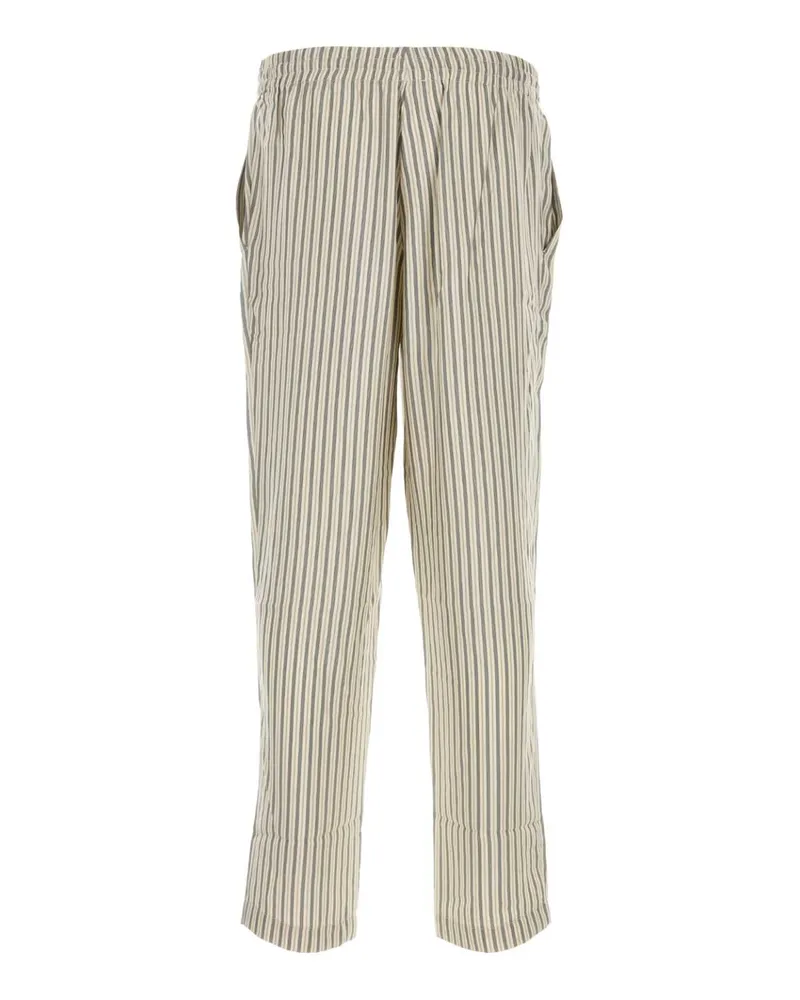 Le Kasha 1918 Men's Embroidered Silk Darvi Pant Blue Exterior: Pantaloni Blue