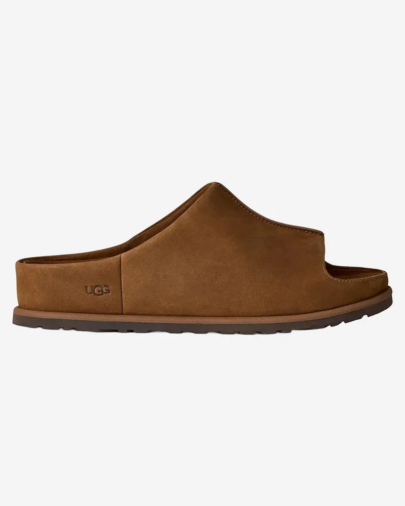 UGG Men's Sandals Otzo Suede Brown Leather Brown