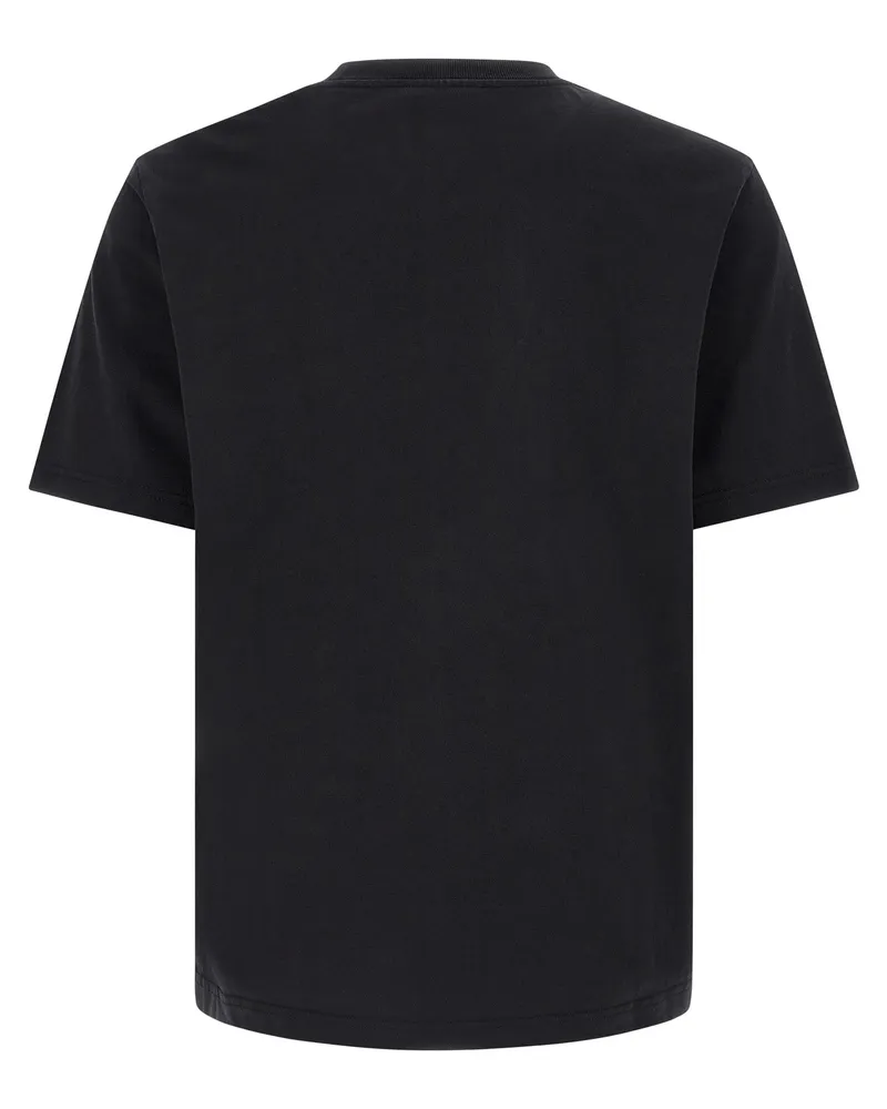 Kitsuné Men Black Cotton T-Shirt Black