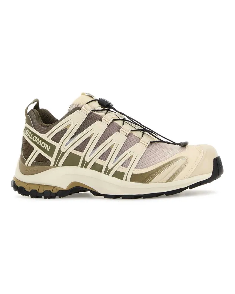 Salomon Unisex Multicolor Mesh And Synthetic Leather Xa Pro 3d Sneakers Stograalmmilblk Beige