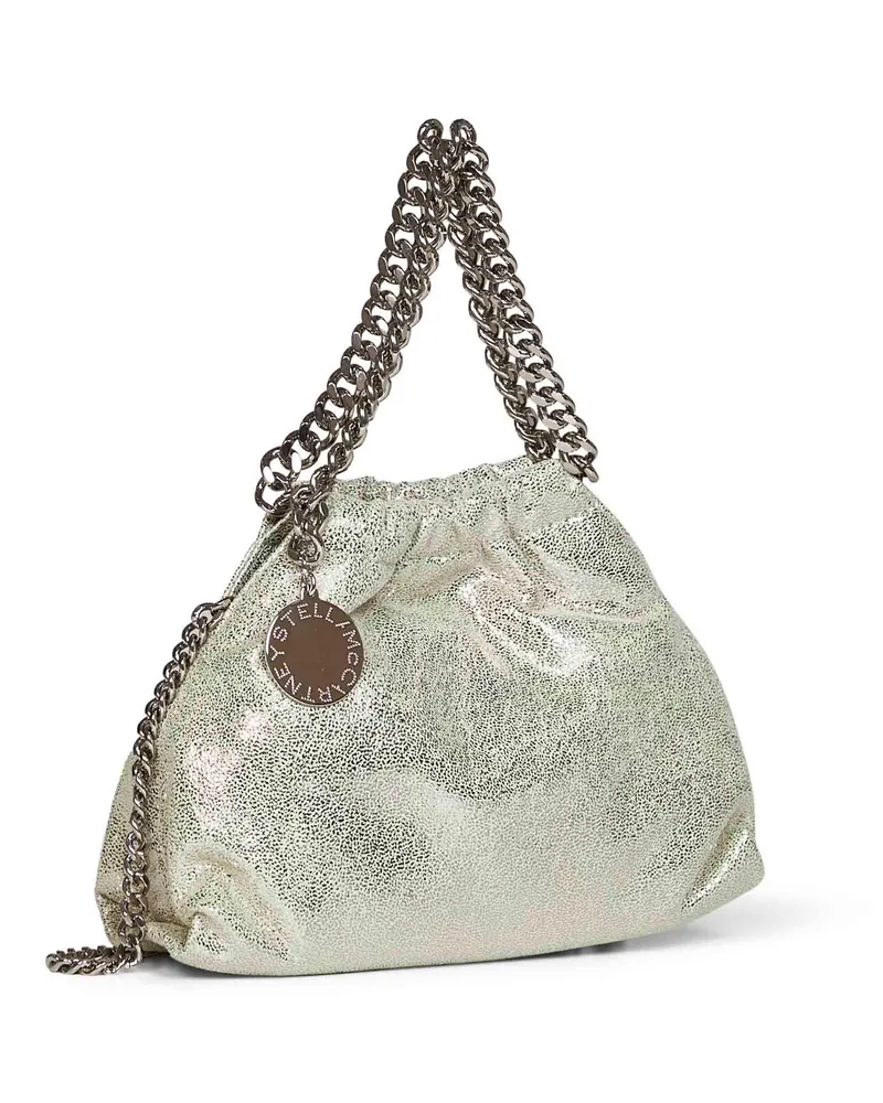 Stella McCartney Women's Crossbody Bag Falabella Mini Light Lime Green Polyester Satchels & Cross Body Green