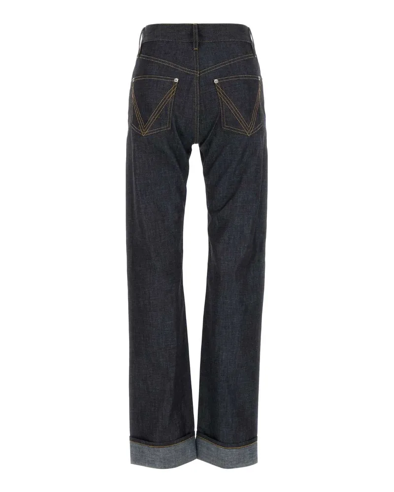 Bottega Veneta Women's Denim Jeans Denimindigo Exterior: Cotton Navy