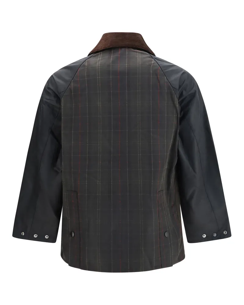 Barbour Men's Waxed Jacket Tartan Multi Cotton Multicolor