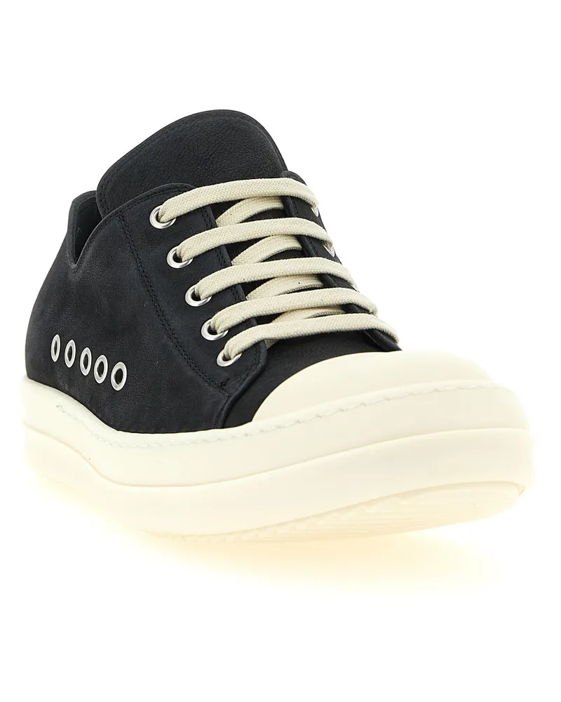 Rick Owens Extreme Low Sneaks Sneaker — Black Black