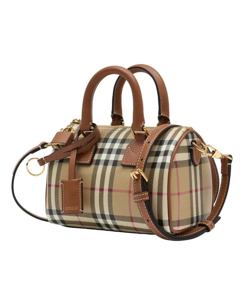 Burberry Ll Mini Bowling Bag — Beige Beige