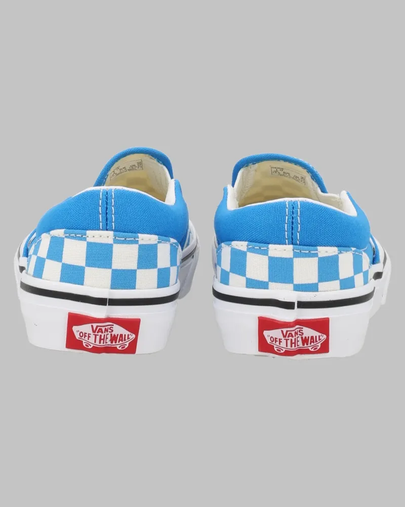 Vans Checkered Canvas Slip-On Sneaker — Blue Blue