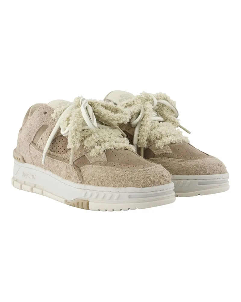Axel Arigato Women's Area Lo Label Sneaker Beige Calfskin Beige
