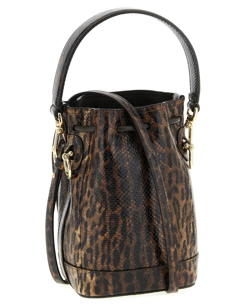 Fendi Mon Trésor Bucket Bag — Brown Brown