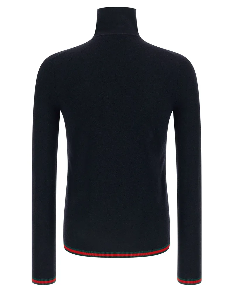 Gucci Cashmere Turtleneck Sweater — Navy Navy