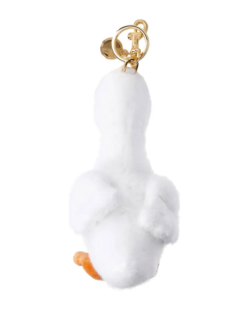 Moschino Women's Keychains White Fabric White