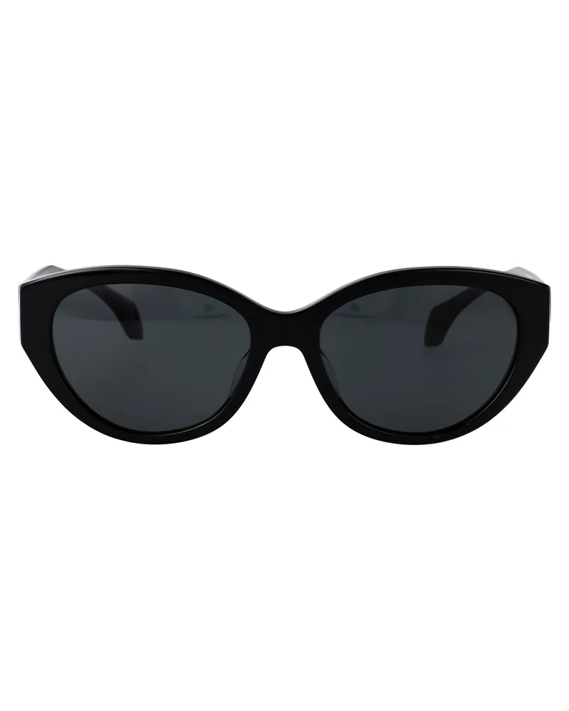 Versace 0VE4495D Black Acetate Cat-Eye Sunglasses — Black Black