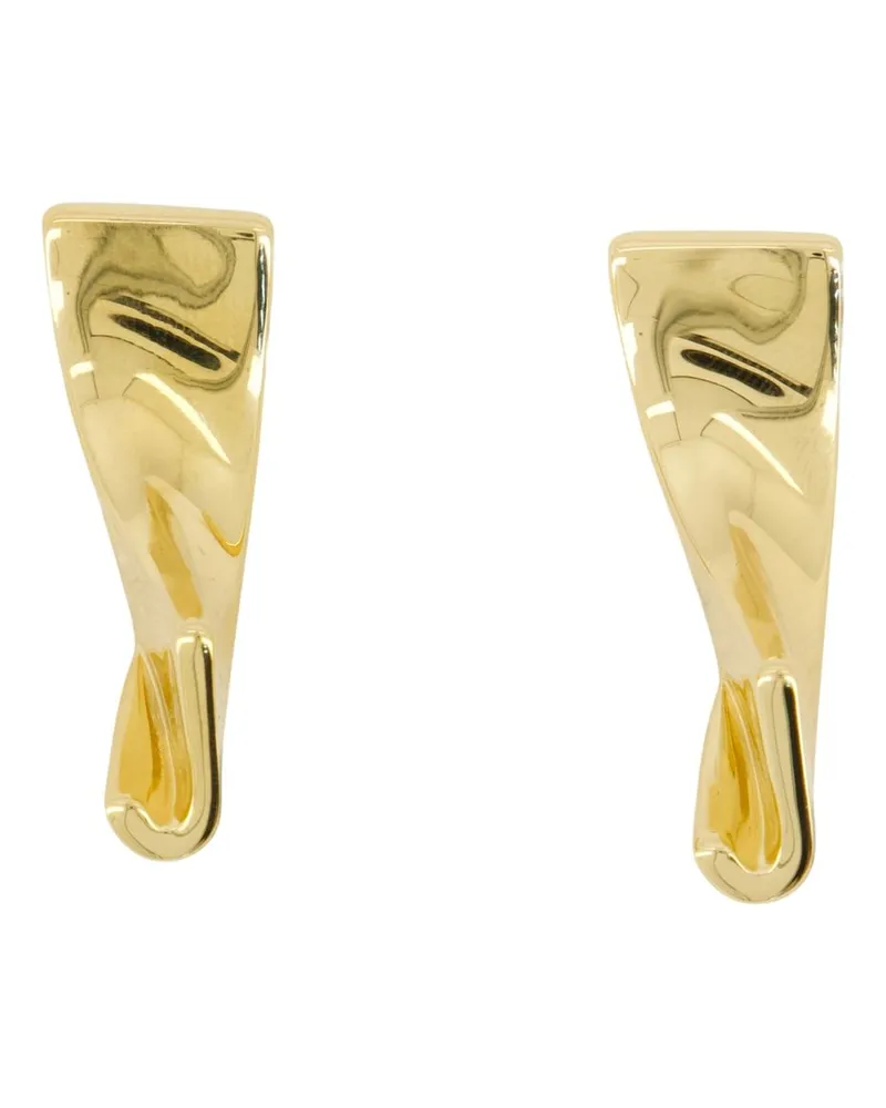 Jacquemus Women's Les Boucles J Metal Gold Jewelry-Watches Earrings Gold