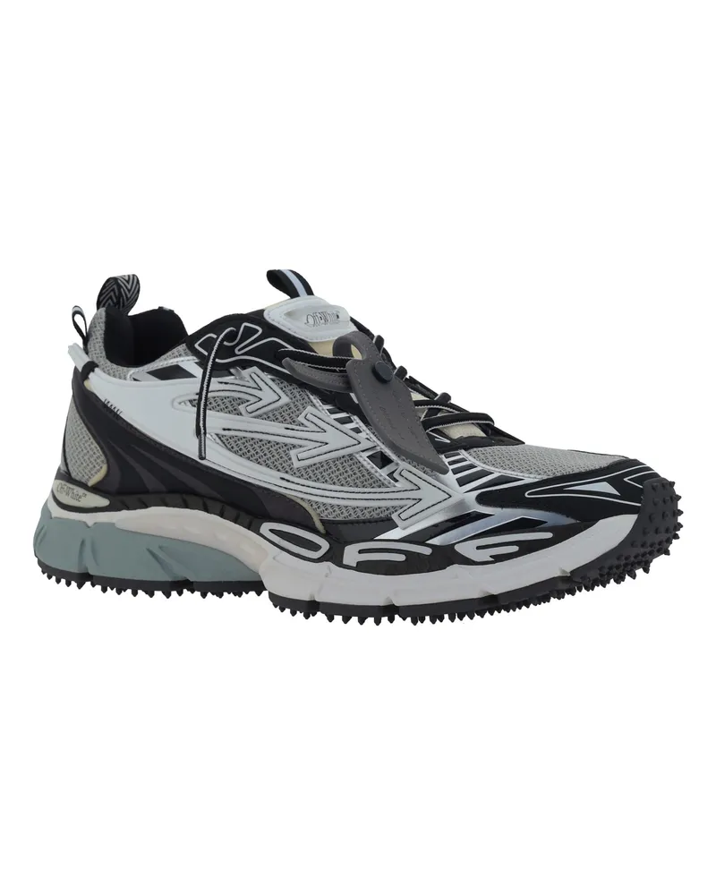 OFF-WHITE Men's Be Right Back Sneakers Light Grey - Black Gray