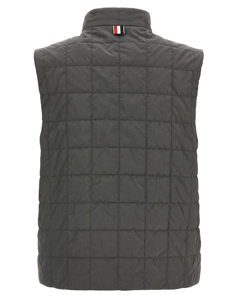 Thom Browne 4Bar Vest — Grey Grey