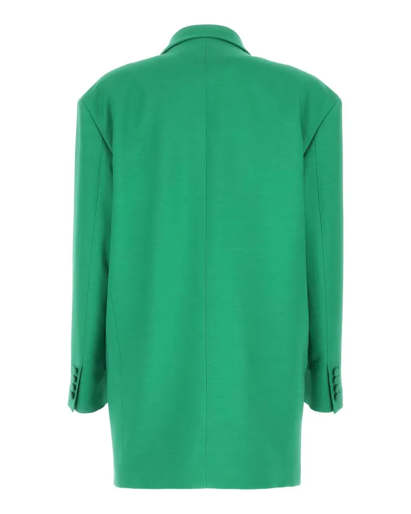 Valentino Garavani Women's Green Crepe Couture Oversize Blazer Anticgreen Giacche E Gilet Jacket Green