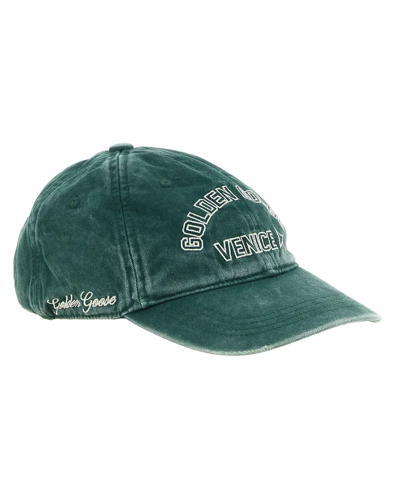 Golden Goose Baseball Cap — Dark Olive Green Dark