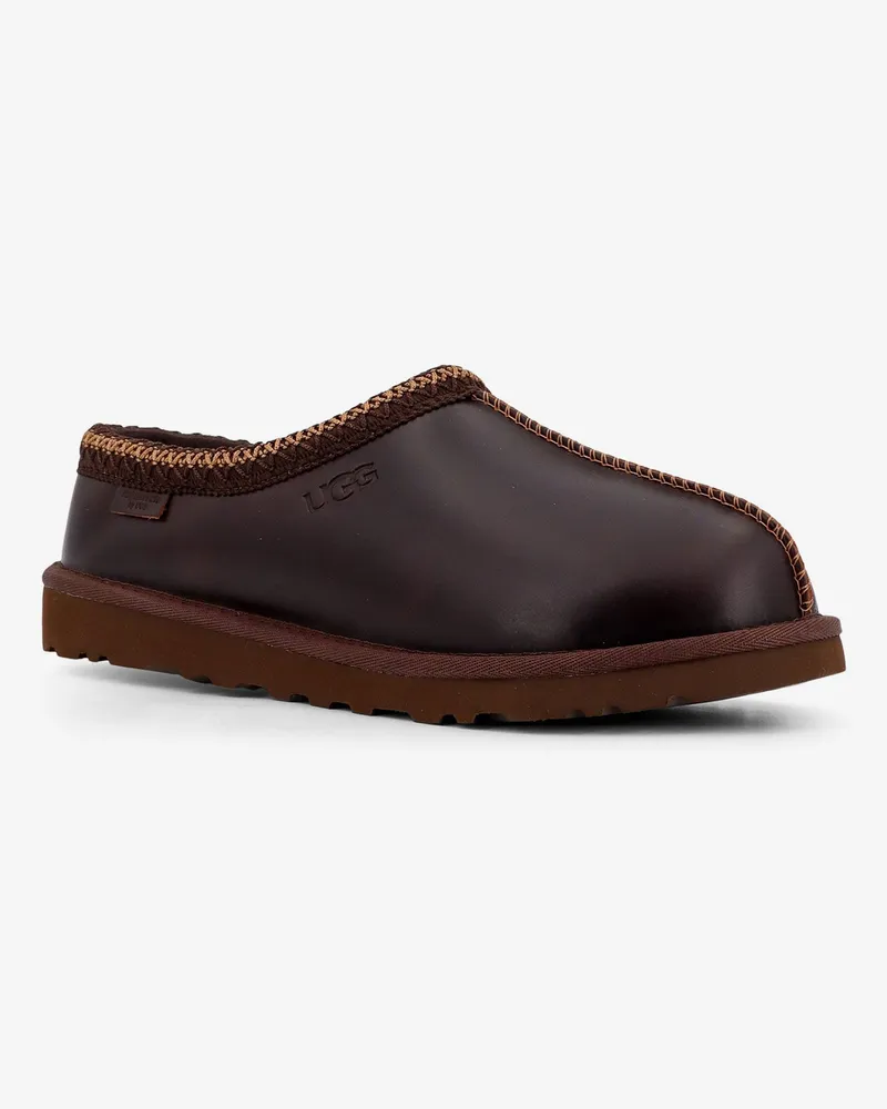 UGG Men's Tasman Leather Mule Brown Pelle Sandal Brown