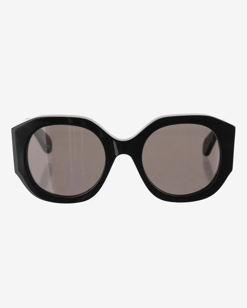 Chloé CH0234S Logo Recycled Acetate Sunglasses — Black Black