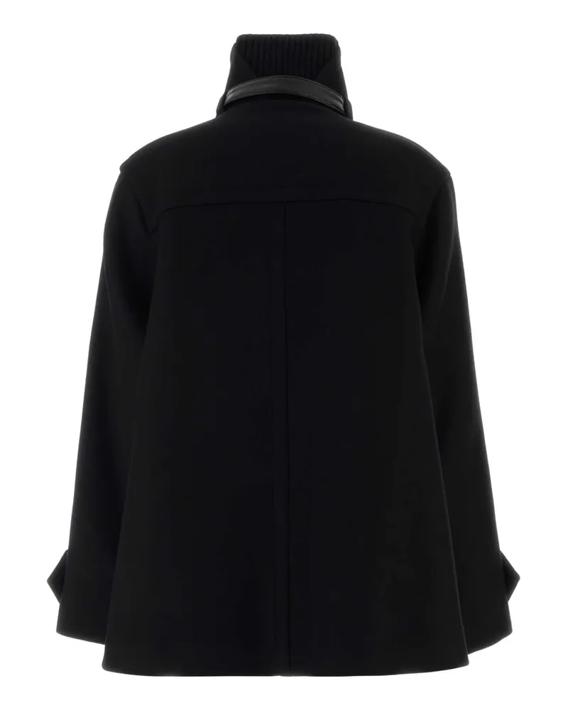 Lanvin Women's Black Wool Coat Noir Cappotti Black