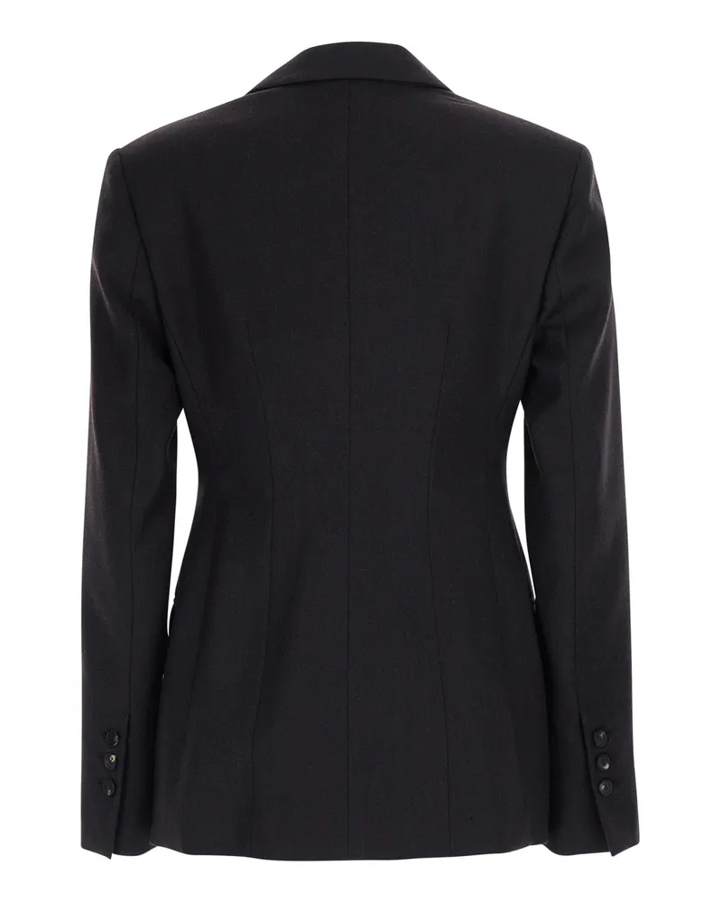 TELA Women's Jacket Florence Brown Blazers Black