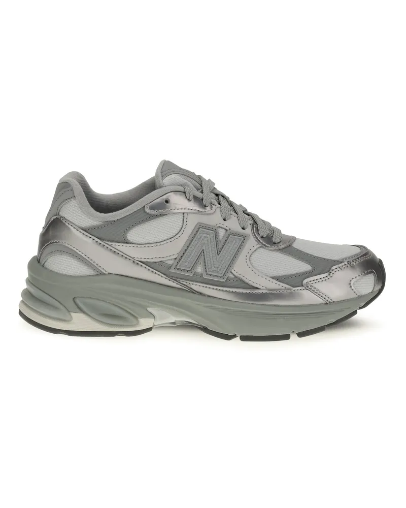 New Balance Y2K-Inspired Technical Design Sneakers — Gray Gray