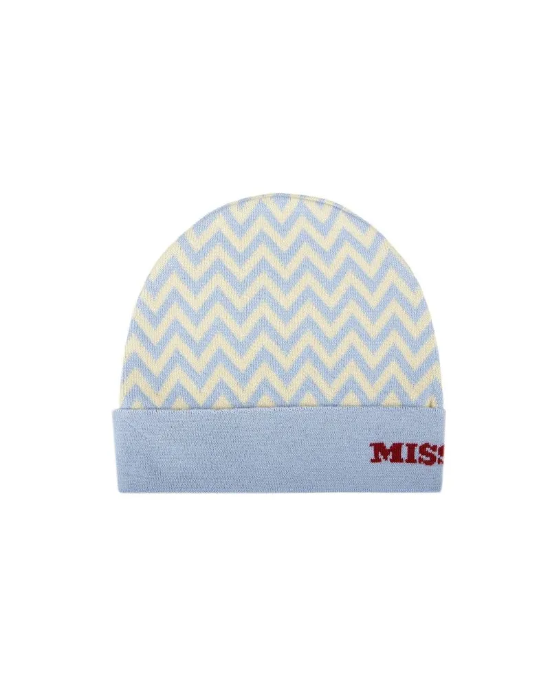 Missoni Women's Beanie Pale Lilac Wool Accessories Purple
