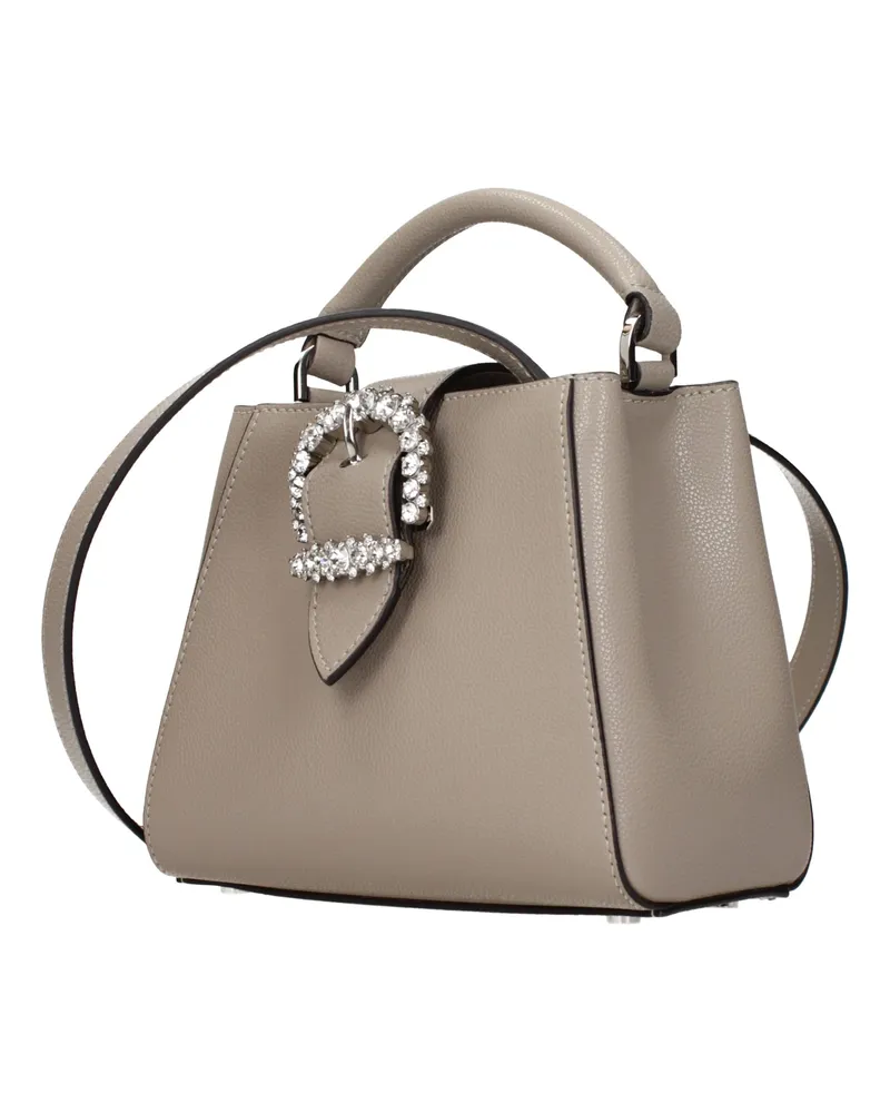 Jimmy Choo Women's Gray Leather Handbag Bag Gray