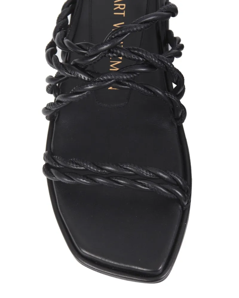 Stuart Weitzman Calypso Sandals — Black Black