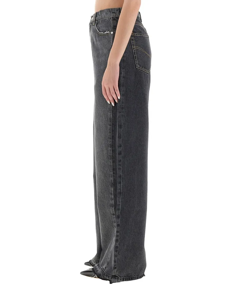 Stella McCartney Wide Leg Jeans — Black Black