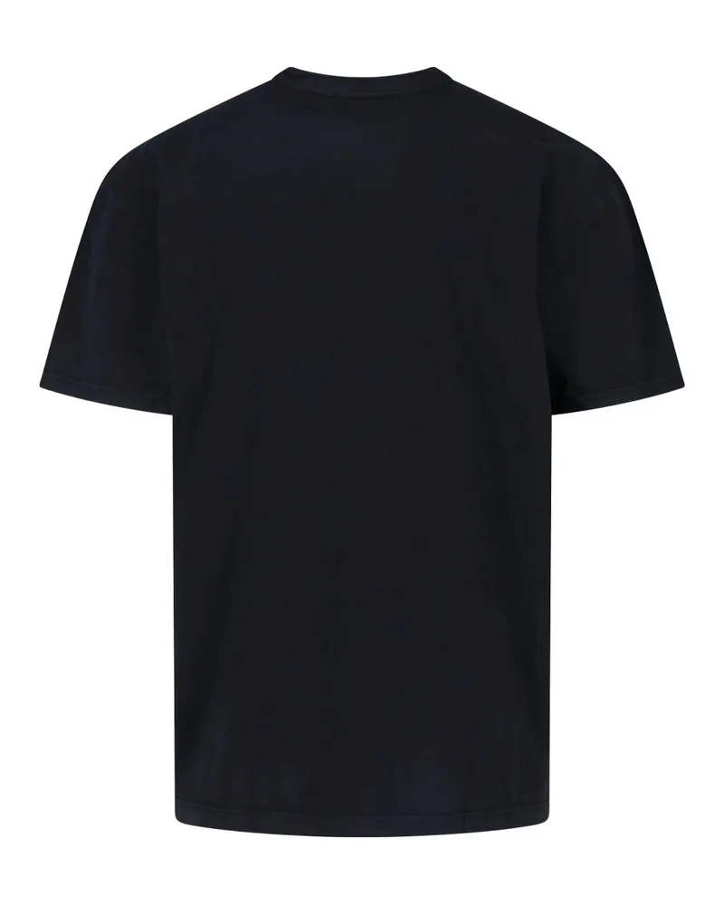 Our Legacy Men's T-Shirts And Polos Multicolour Cotton Black