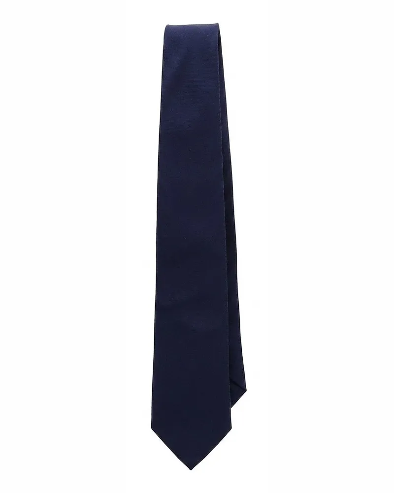 Givenchy Men's Blue Silk Tie Navy